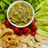 เมนูแคบหมูกับน้ำพริกหนุ่ม