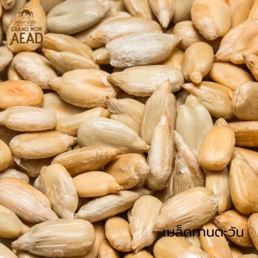 เมล็ดทานตะวันอบไร้เปลือก