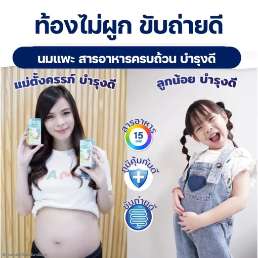 นมแพะ นมสำหรับเด็ก และคนท้อง