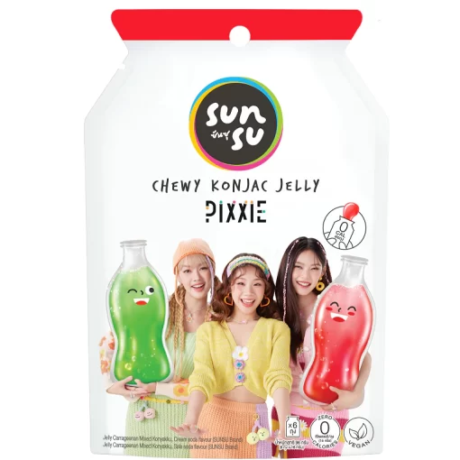 ซันซุ เยลลี่ผสมบุก 0 แคล Sunsu x PiXXiE