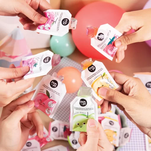 ขนมเยลลี่รวมรส เจลลี่บุก 0 แคล (คละรส) Sunsu