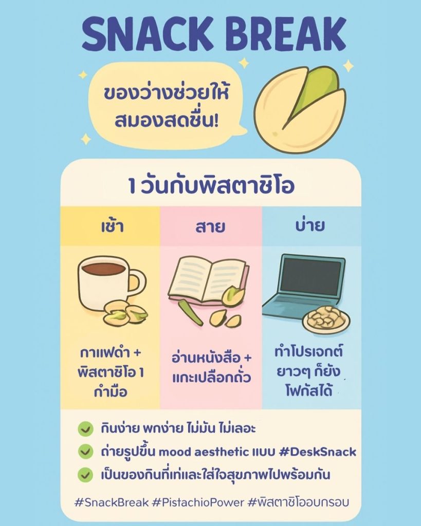 พิสตาชิโอ Snack Break
