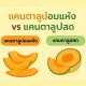 แคนตาลูปอบแห้ง vs แคนตาลูปสด
