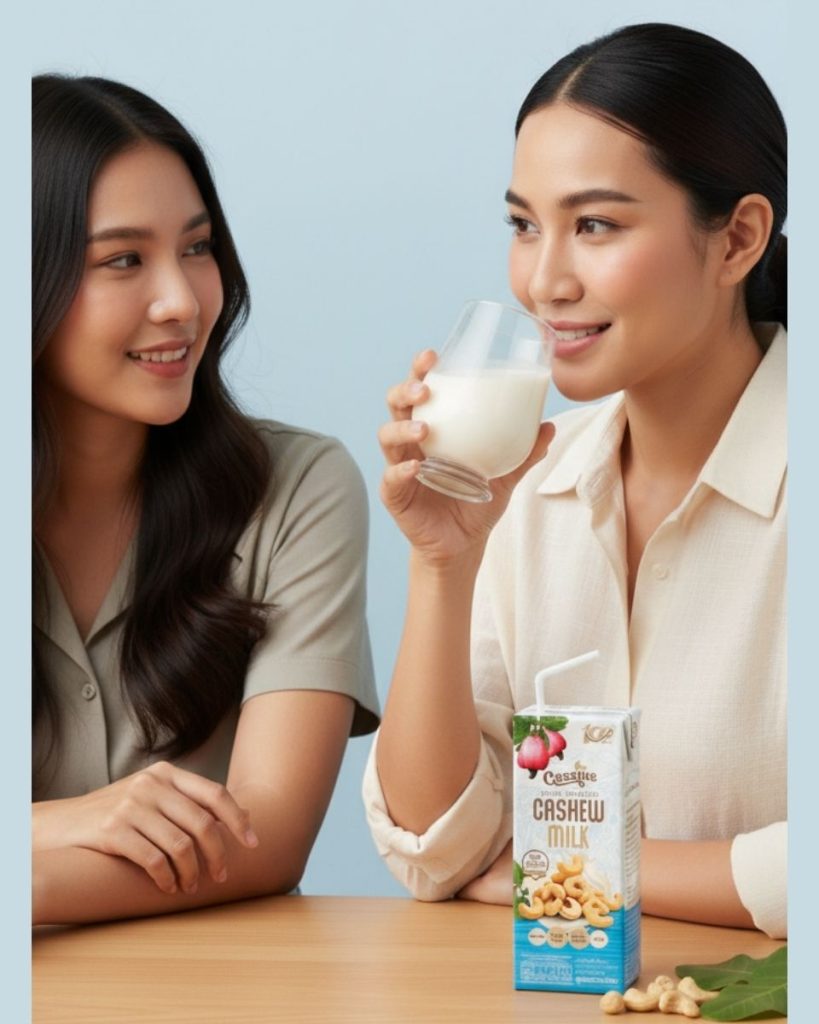 นมมะม่วงหิมพานต์เผาบำรุงหัวใจ
