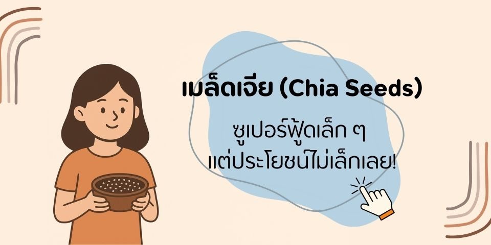 เมล็ดเจีย (Chia Seeds)