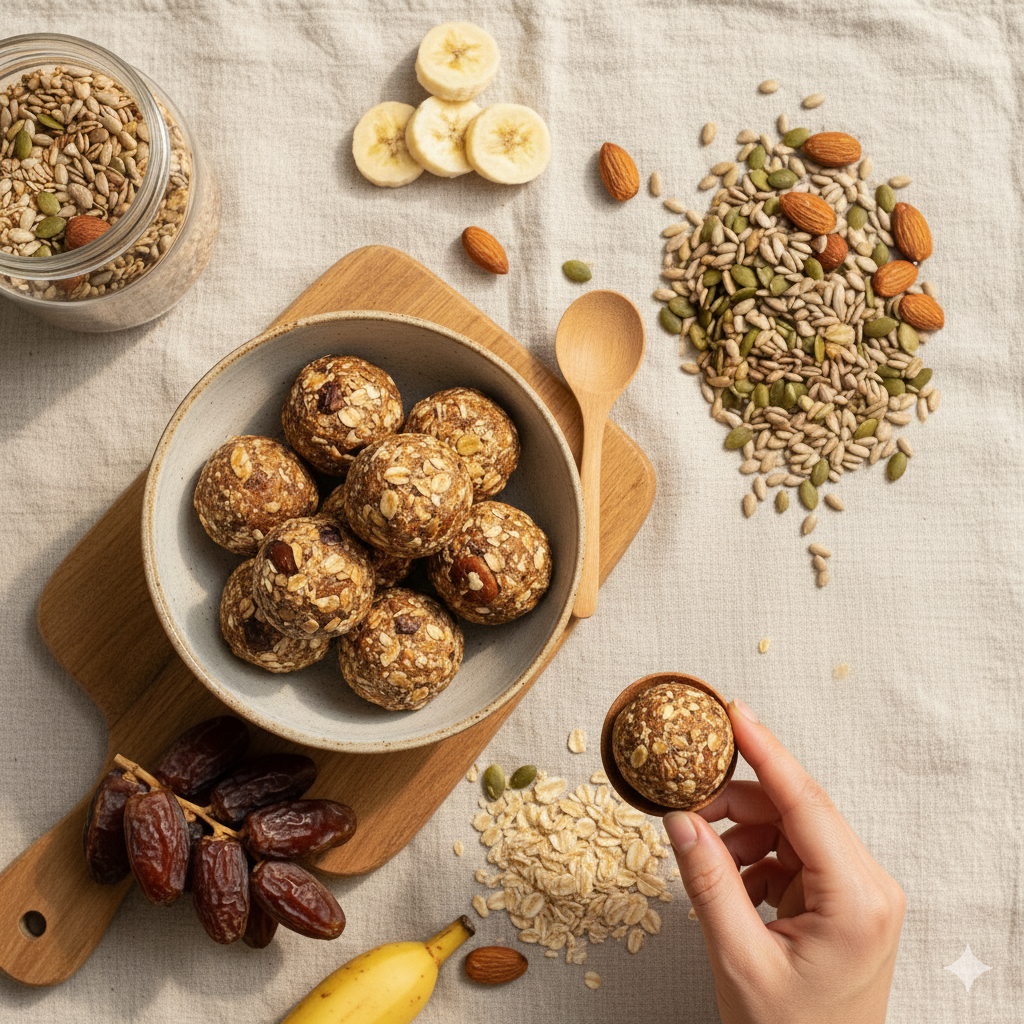 ขนมคลีนเจจากธัญพืชอบ ทำง่ายไม่ง้อเตาอบ